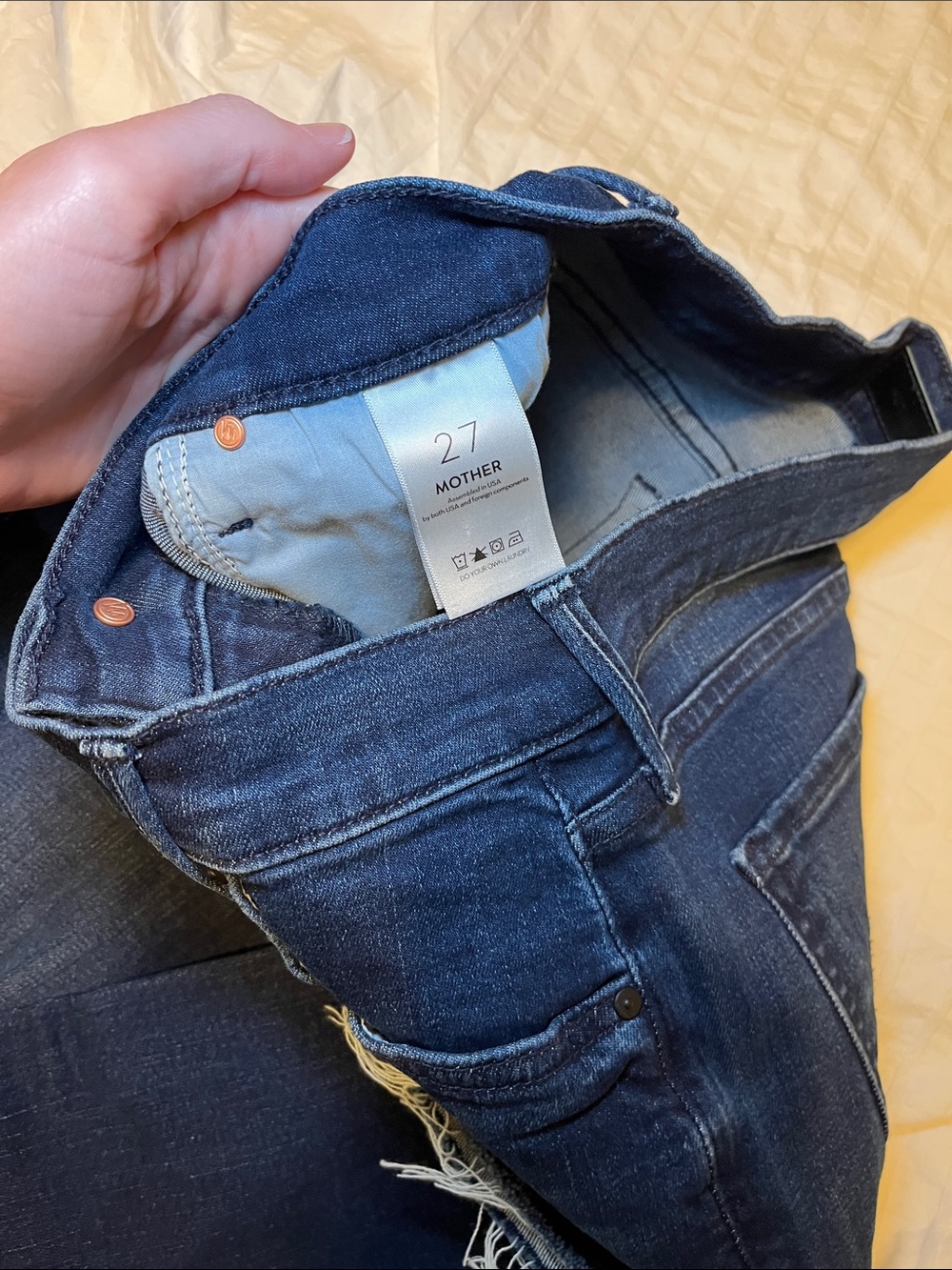 MOTHER THE RASCAL ANKLE SNIPPET JEAN - Picture 5 of 10